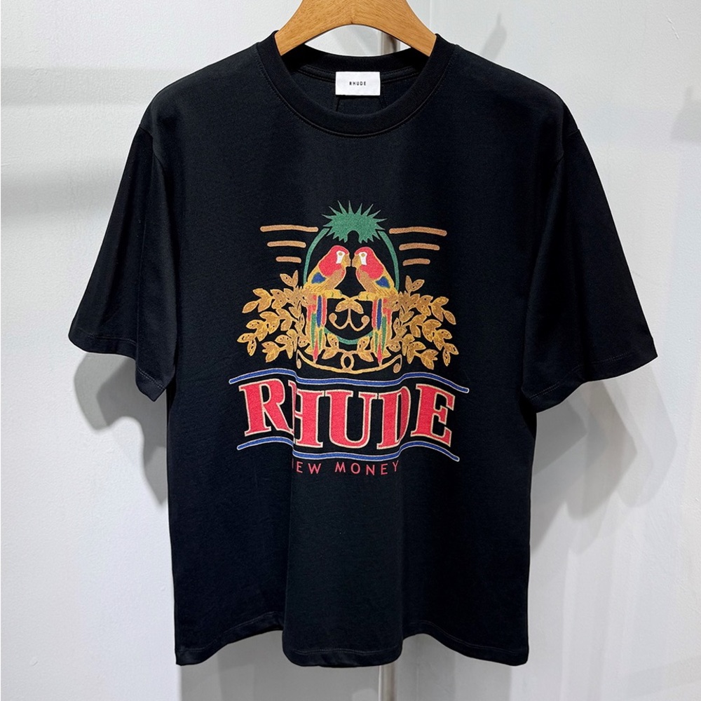 Rhude Parrot New Money T-Shirt